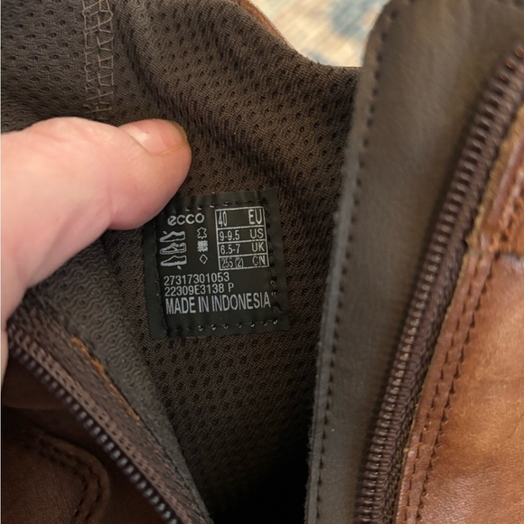 NEW Ecco | Shape 35 Wrapped Shaft Bootie Cognac Brown Sz 40/9-9.5 - Picture 7 of 9